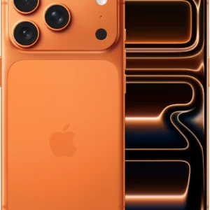 Apple iPhone 17 Pro 256 GB: 15.93 cm (6.3″) Display with Promotion up to 120Hz, A19 Pro Chip, Breakthrough Battery Life, Pro Fusion Camera System with Center Stage Front Camera; Cosmic Orange